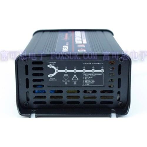 FOXSUR 12V 10A 150W Fully Automatic Battery Charger, 7-stage smart Lead Acid Battery Charger AGM GEL WET CA Car battery charger