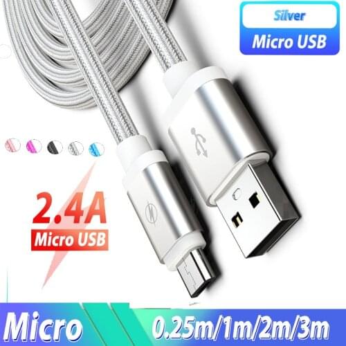 3m Micro USB Charge Cable Microusb Long Cable Kabel Android Charger Cord For xiaomi mi play redmi 8 7 7a note 6 5 4x 3s pro cord
