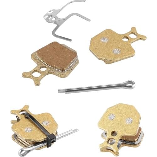 1Pair Bicycle Full-metallic Hydraulic Disc Brake Pads Caliper Pads For GIANT TWINS DA6 DA7 Cycling Riding Accessory Replacements