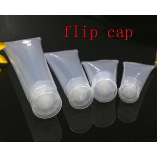 1000pcs 5ml 10ml 15ml 20 30ml 50ml 100ml Soft Tube Plastic Lotion Container Empty squeeze Refilable Bottles Emulsion cream tube