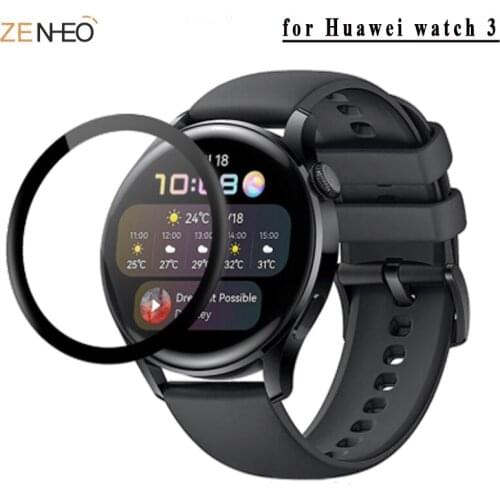 2PCS 3D Curved Full Edge Soft Protective Film For Huawei watch 3 Screen Protector for Huawei wacth 3 Smartwatch Cover