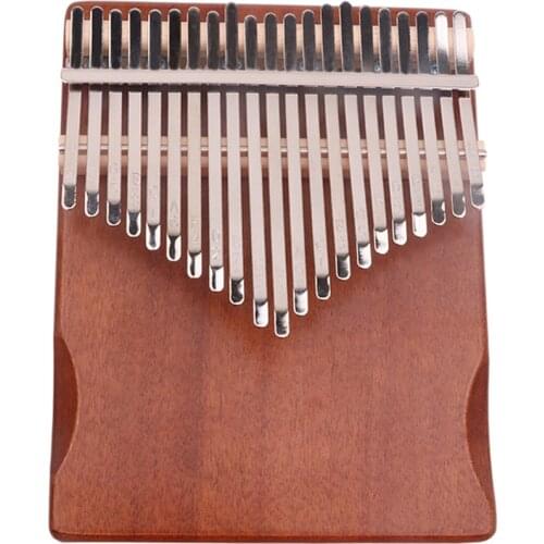 21 Key Kalimba Thumb Piano Finger Sanza Mbira High-Quality Mahogany Wood Body Keyboard Musical Instrument for Kids Beginner Gift