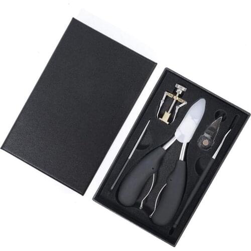 5pcs Ingrown Toenails Pedicure Tool Kit Nail Clippers Fixer Recover Nail Hook Paronychia Podiatry Corrector Foot Care Tools