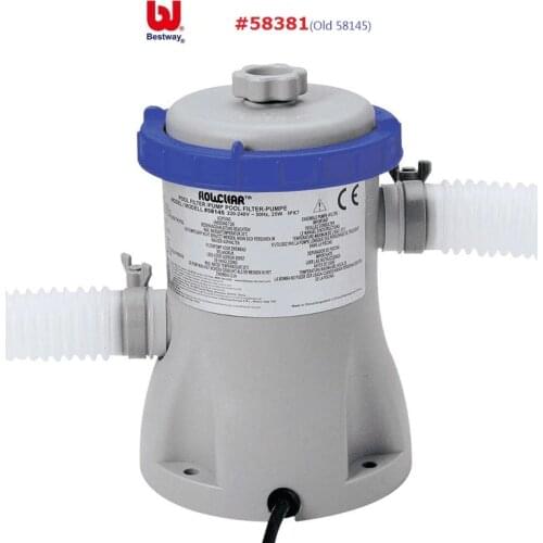 58381 Bestway 330gal Flowclear Filter Pump for 1100-8300 L Swimming Pool Water Circulating Filter Swimming Pool Water Cleaner