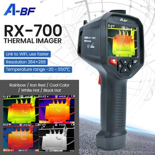 A-BF Infrared Thermal Imager WIFI -20°C~550°C For Phone 384*288 Pixels Portable Handheld Temperature Camera RX-700 Quick Respons