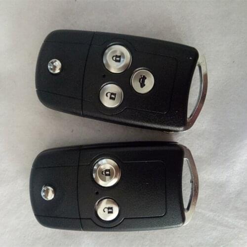 DAKATU 2/3 Button Car Remote Key Suit for Honda Accord Civic CRV City Odyssey Fit 433MHz ID46 Chip with HON66 Blade