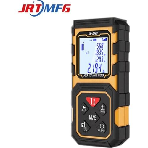 JRTMFG Laser Ruler Rangefinder 100m Multifunction Electronic Digital Laser Distance Meter Portable Home Building Measuring Tools