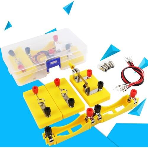 Kids Circuit Toy Experimental Equipment Electricity Discovery School Lab Box children physical learning education toy kids toys