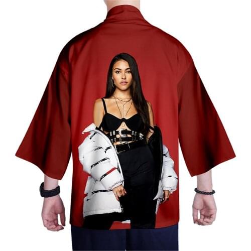 Madison Beer 3D Printed Kimono Summer Women/Men Summer Casual Short Sleeve Streetwear Kimono