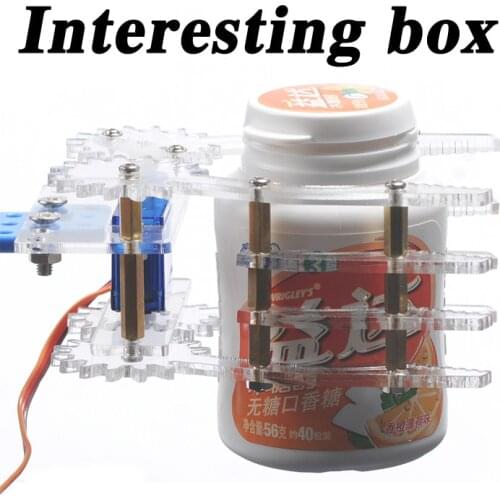 Crab Kingdom 9 grams of steering gear mechanical claw No. 51 robot accessories symmetrical gripping robot gripper