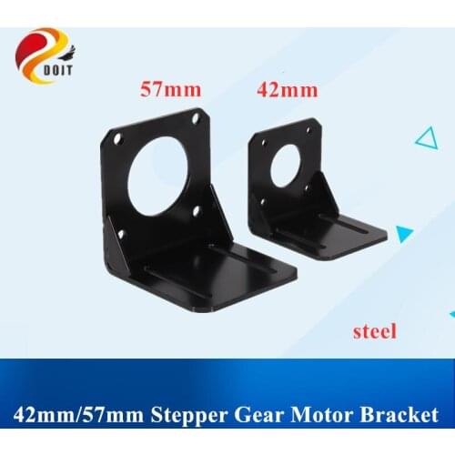 Original DOIT 42mm/57mm Stepper Gear Motor Bracket Steel Fixed Seat for Robot Chassis Bridge Frame Stent 2/4wd car diy rc toy