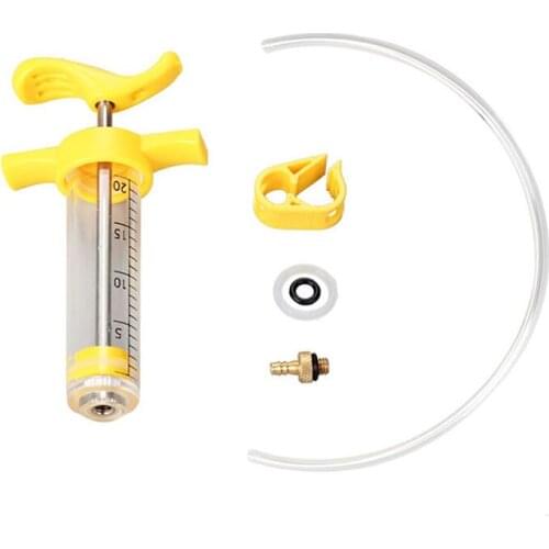 Bicycle Hydraulic Brake Bleed Kit MTB Mountain Bike Brake System Disc Brake Simple Oil Change Bleed Syringe Repair Tools BC0656