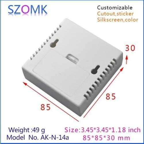 Small electrical junction housing enclosure boxes (4 pcs) 85*85*30mm plastic box for electronic project, szomk plastic enclosure