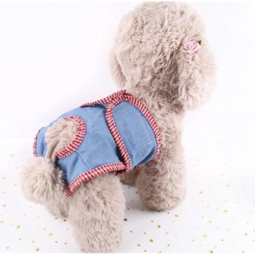 Drawstring Female Dog Diaper With Hollow Out Design Durable Reusable Adjustable Long Lasting Water Absorption For Dogs