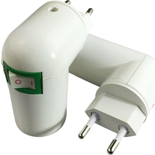 Adjustable E27 Lamp Bulb Bases Socket Holder 360 Degrees Bulb Adapter Plug Can be 360° degree adjustable