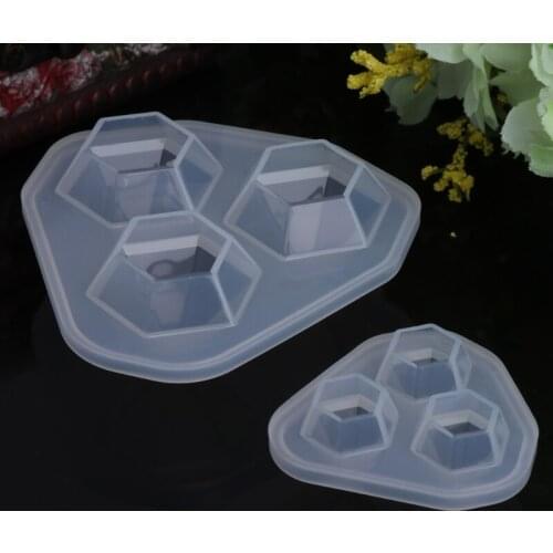 Silicone Mold Diamond Shaped Jewelry DIY Cake Decoration Dessert Handmade Tools