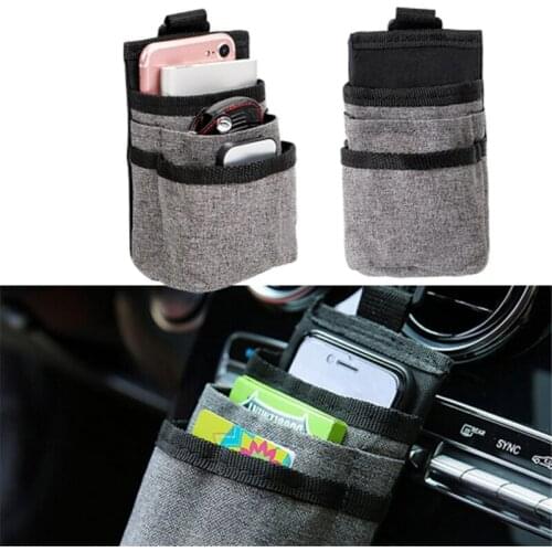 Car Organizer Bag Storage Phone Pocket Oxford Hanging Holder Outlet Air Vent Stowing Tidying Interior Accessories