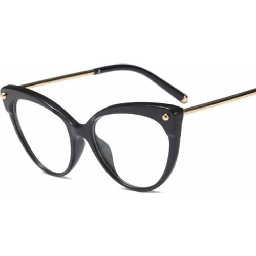 Veshion Cat Eye Glasses Frames Women Trending Styles Brand Eyeglasses TR90 Optical Fashion Computer Glasses