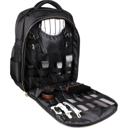 Waterproof Hairdressing Tool Backpack Makeup Bag with Pocket Barber Styling Tools Accessories Large Capacity Storage Bag