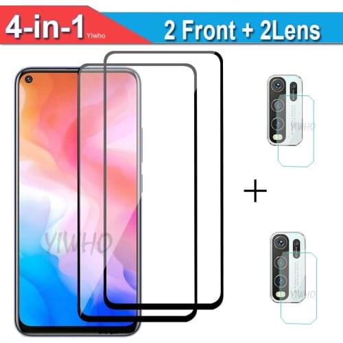 4in1 Protective Glass for Vivo Y50 Screen Protector for VIVO Y30 Safety Glass Front Y 30 50 6.47 Inch Camera Len Tempered Film