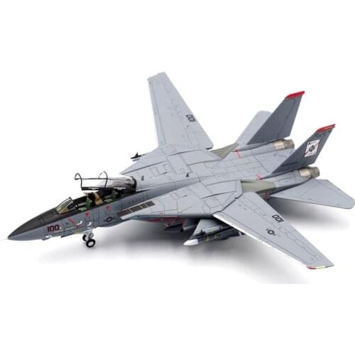 1/72 Alloy Die-casting Military Aircraft Model F-14A F14 Tomcat Fighter VF-41 Black Ace Squadron Limited Collection Adult Toys