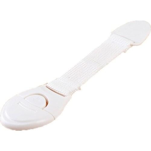 1Pcs Drawer Door Cabinet Cupboard Toilet Safety Locks Baby Kids Safety Care Plastic Locks Straps Infant Baby Protection