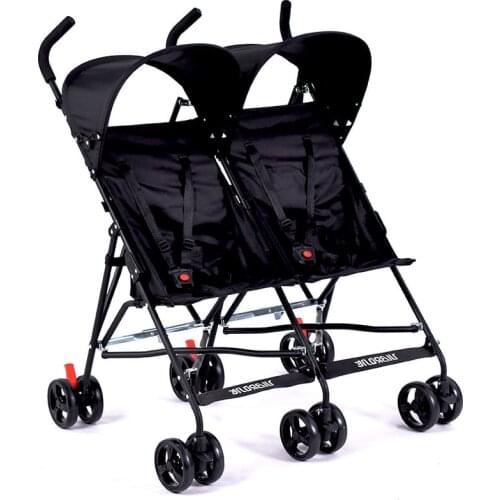 2020Travel Portable Double Stroller For Twins Folding Umbrella Baby Cart Strollers Twins Umbrella Stroller