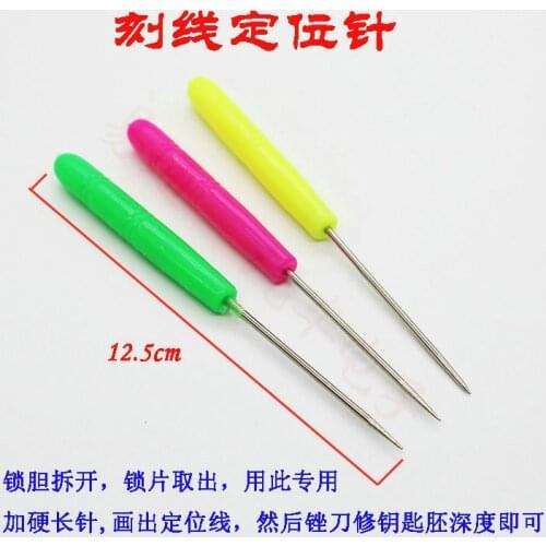 3pcs Marking measurement positioning needle tools marking on the key blade