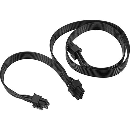 8 Pin Male to Dual 8Pin(6+2) Male PCI-E Video Graphics Card Power Cable GPU Power Extension Cable Cord Splitter for BTC