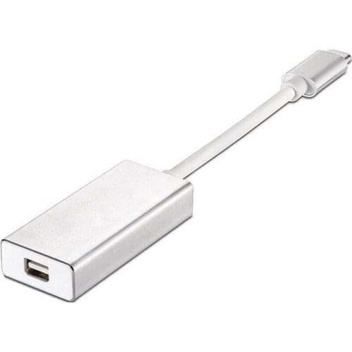 USB-C to Mini DisplayPort Adapter USB 3.1 Type C (Thunderbolt 3) to Mini DP Adapter 4K For MacBook Pro to LED Cinema Display