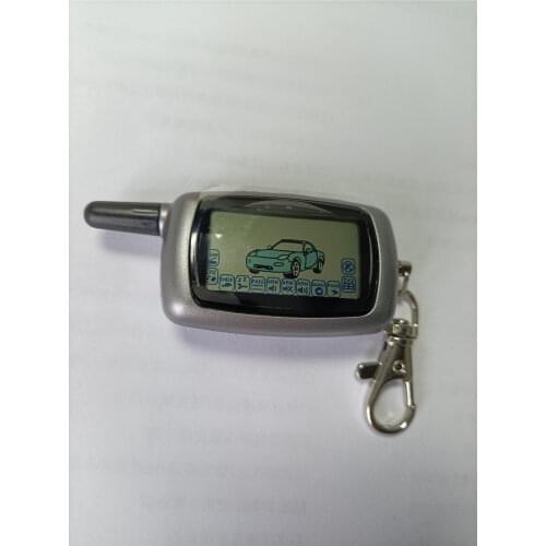 A6 2-way LCD Remote Controller Key Fob for Russian Version Vehicle Security Two way Car Alarm System Twage Starline A6