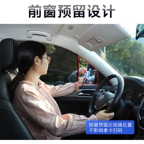 Car 5D mesh sunshade blinds sunscreen heat insulation adsorption type single perspective car side window blackout curtains