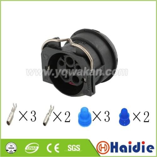 Free shipping 2sets 5pin auto electric wiring housing plug plastic sealed cable male connector