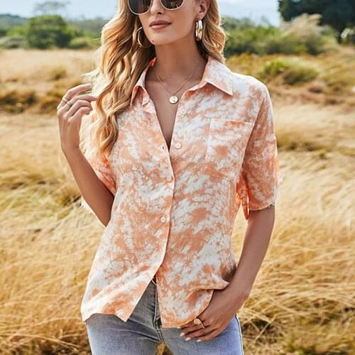 Liooil Printed Blouses
