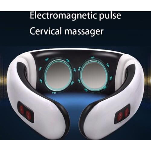 Neck Massager and 3D fit Pulse Back 6 Modes Power Control Far Infrared Heating Pain Relief Tool Health Care Relaxation Machine