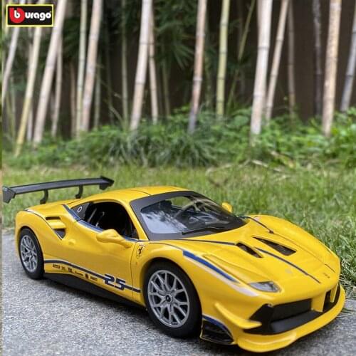 Bburago 1:24 FERRARI 488 Challenge Roadster Edition alloy car model Collect gifts toy