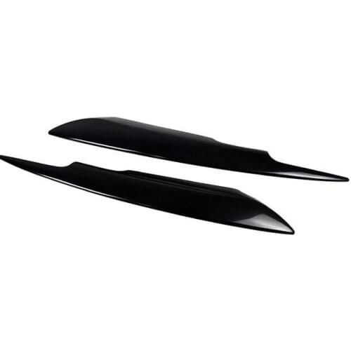 Unpainted FRP Headlight Eyelids Eyebrows for 2006-2008 A4 S4 B7