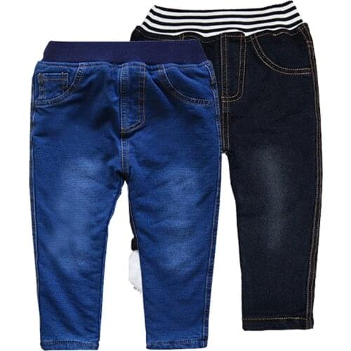 Thick Girls Jeans Baby Kids Jeans for Children Boys Girls Leggings Kids Thick Fleece Pants Toddler Pants Girls Pants Winter 1-8Y