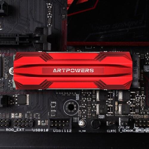 M.2 SSD Heatsink Cooler Aluminum Alloy Sheet M.2 2280 NVME Solid State Hard Disk Passive Heat Dissipation Radiator Heat Sink