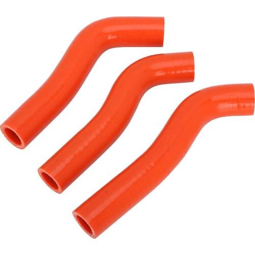 Orange Motorcycle Silicone Radiator Coolant Hose For KTM SXF250 XCF250 2007-2010 2007 2008 2009 2010
