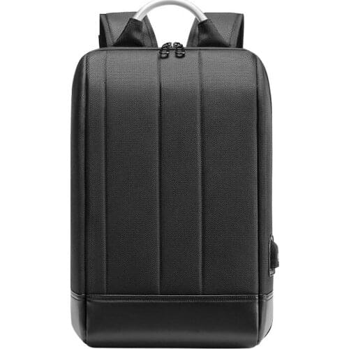 Slim Laptop Backpack Men 15.6 Inch Office Work Women Bagpack USB Business Bag Weekend Travel Back Pack Thin Mochila Waterproof