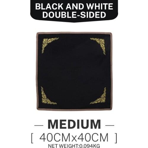 Three Sizes Embroidery Black And White Double Sided Flannel Jewelry Femal Ring Display Pad For Earring Pendent Bracelet Showcase