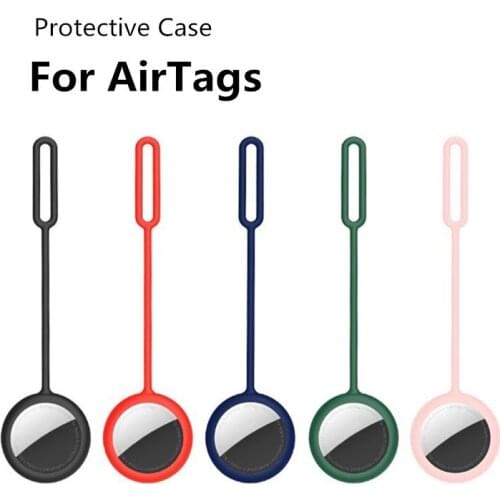 Protective Cover For AirTags Silicone Protective Sleeve Shockproof Anti-fall Anti-scratch Protective Sleeve For Air Tags