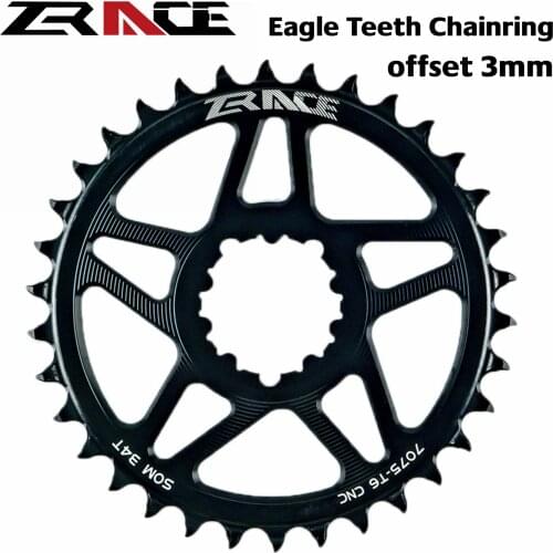 ZRACE 10s 11s 12s Chainrings, Eagle tooth 7075AL CNC, offset 3mm, MTB Chainwheels, for SRAM Direct Mount Crank, compatible Eagle