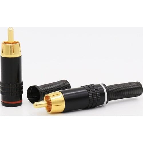 12pcs Nakamiche audio RCA connector plug AV audio video connector jack