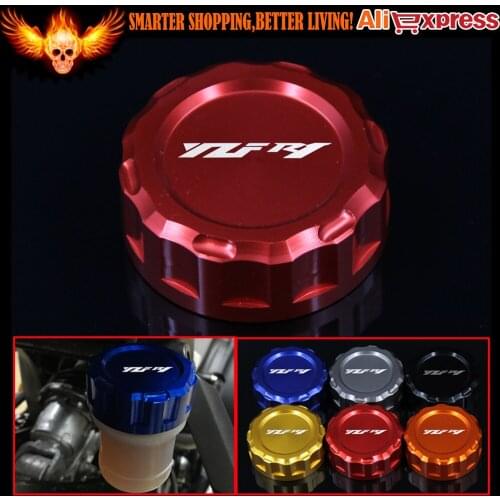 6 Colors CNC Aluminum Motorcycle Rear Brake Reservoir Cover Cap For YAMAHA YZF R1 2009 2010 2011 2012 2013 2014