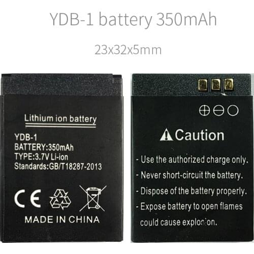 OCTelect YDB-1 battery smart watch phone 350mAh battery for X6 and T7 23mm*32mm