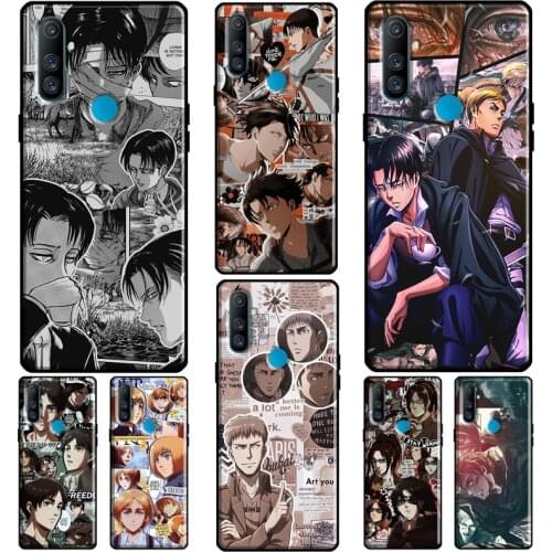 Attack on Titan Levi Armin Eren For OPPO Realme 7 Pro 8 6 Q3 7i C3 C11 GT Case For OnePlus Nord 8T 7 8 9 Pro Phone Cover