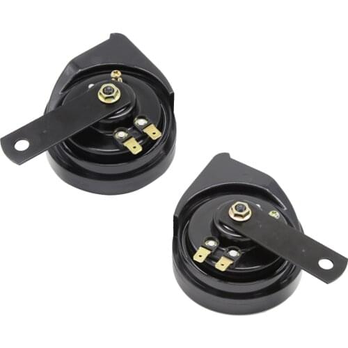 2 Pieces Dual-Tone 110dB 12V Electric Car/Truck/Pickup Snail Horn Siren