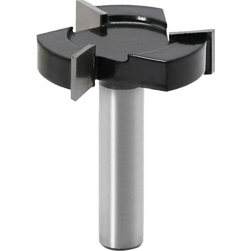 CNC Spoilboard Surfacing Router Bit T-moulding 1/2-Inch Shank Slab Flattening Router Bit Durable Woodworking Tool #40